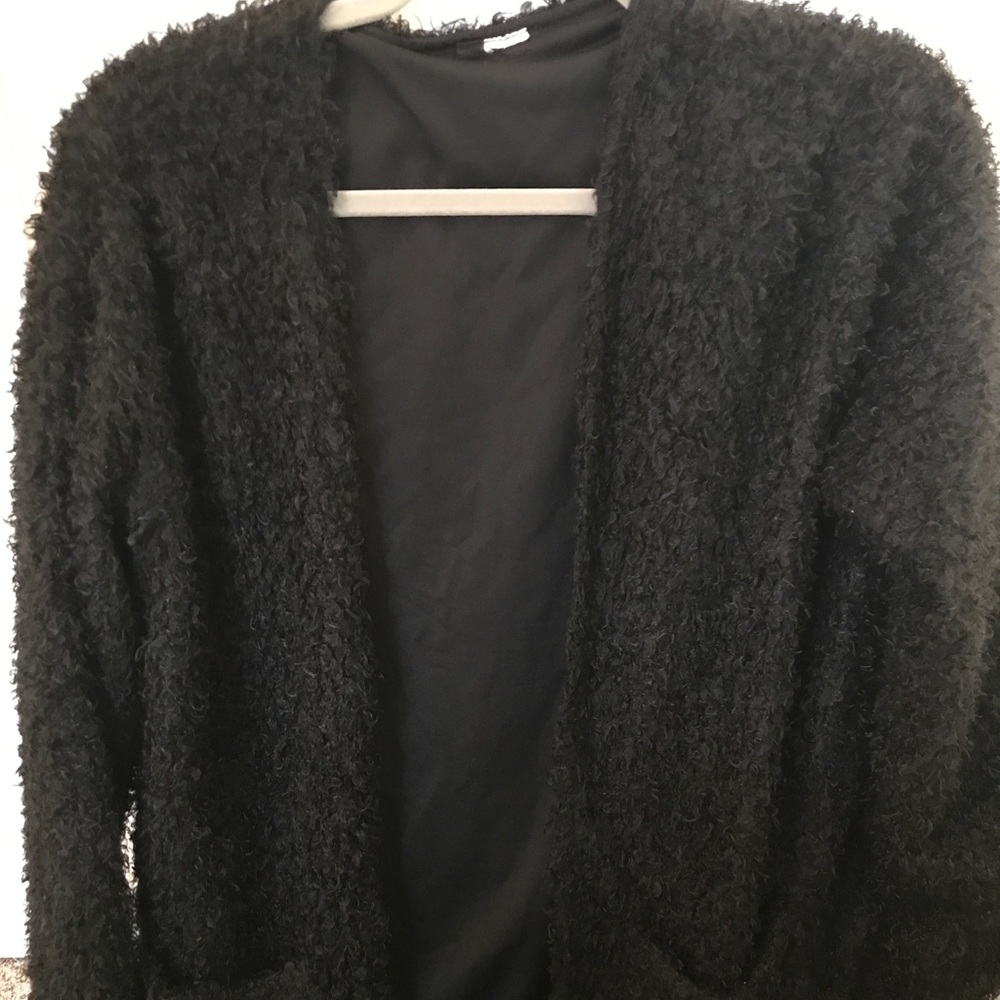 Black cardigan